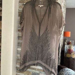 Stunning beaded top by GOLD HAWK size Large